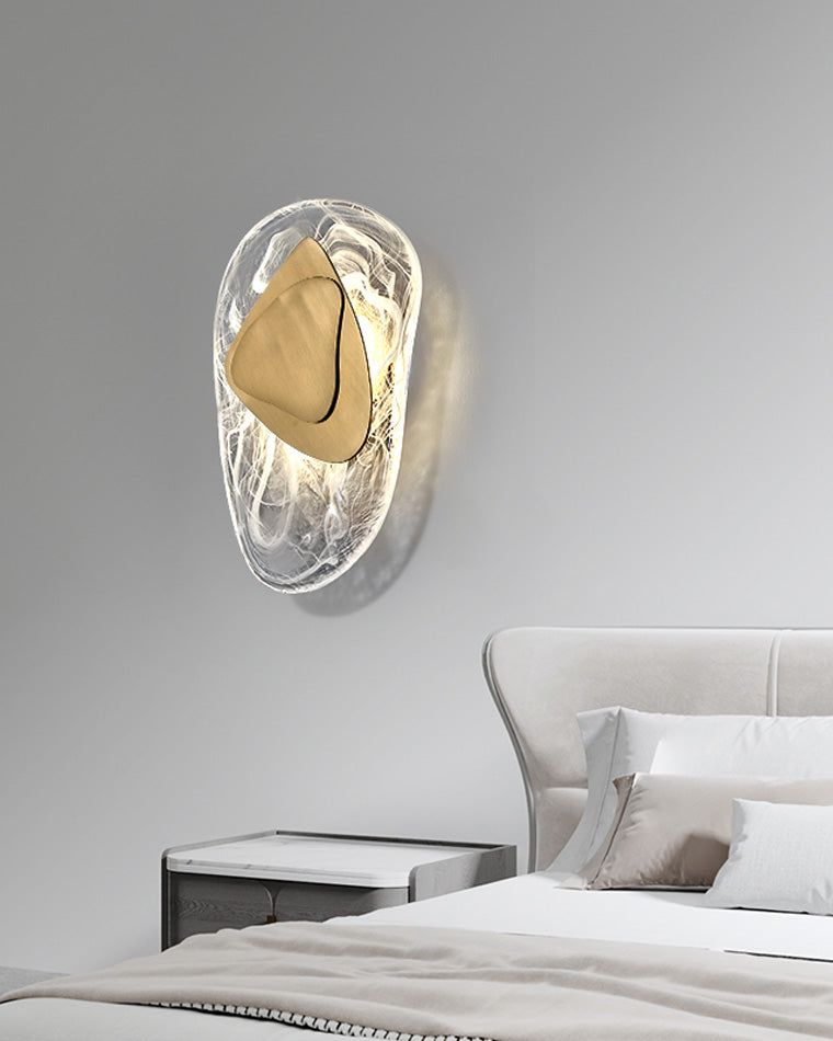 WOMO Sculptural wall light with water ripples - WM6041