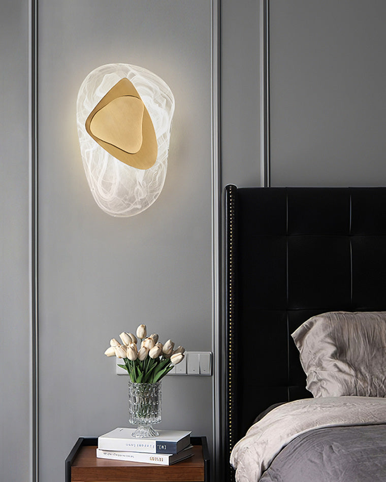 WOMO Sculptural wall light with water ripples - WM6041