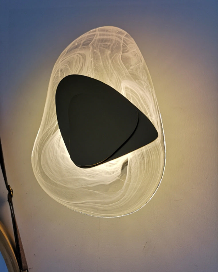 WOMO Sculptural wall light with water ripples - WM6041