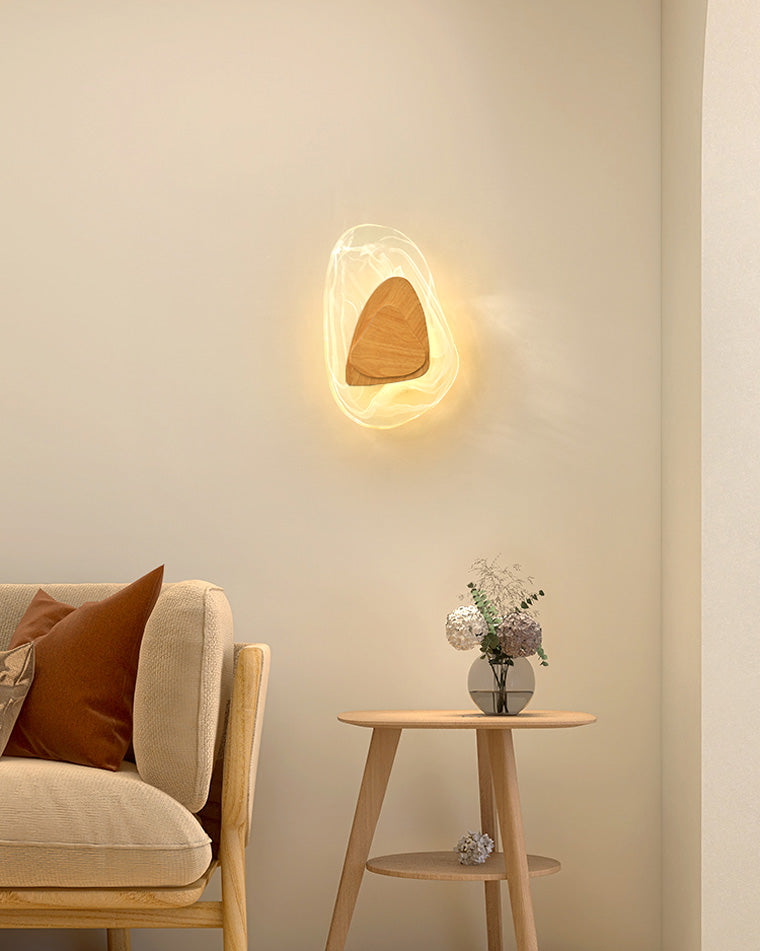 WOMO Sculptural wall light with water ripples - WM6041