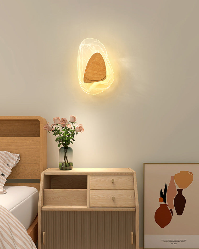 WOMO Sculptural wall light with water ripples - WM6041