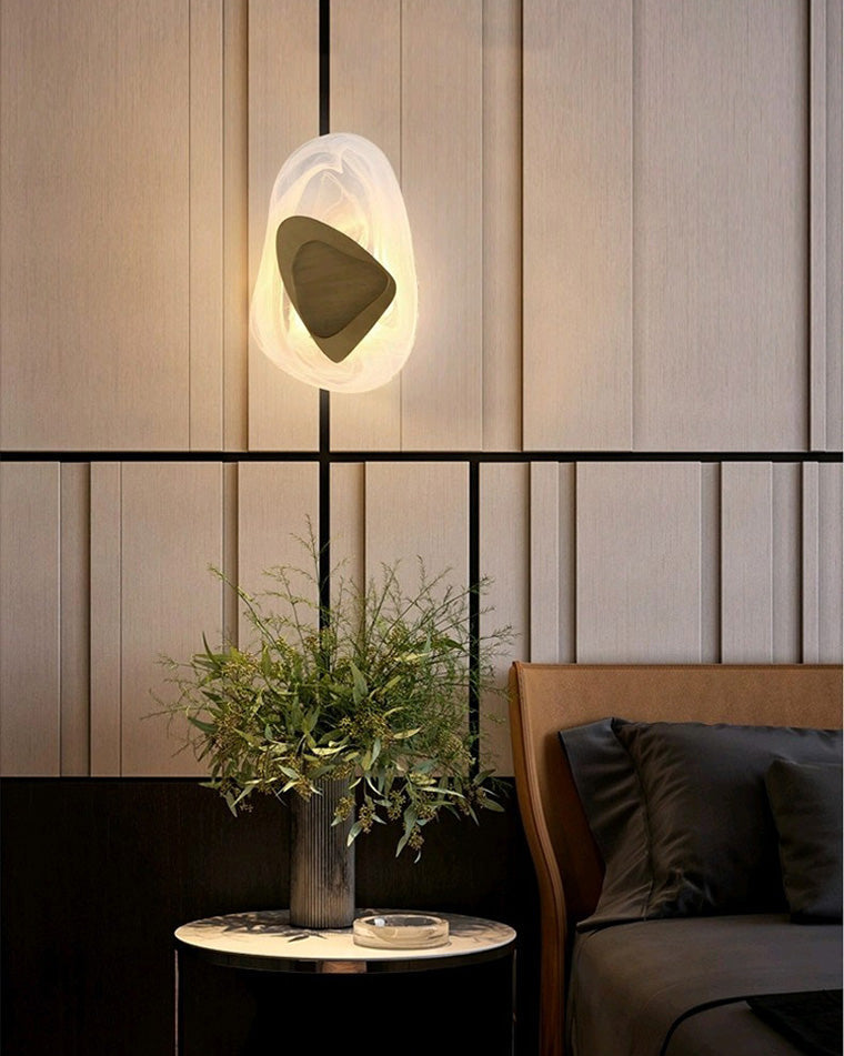 WOMO Sculptural wall light with water ripples - WM6041