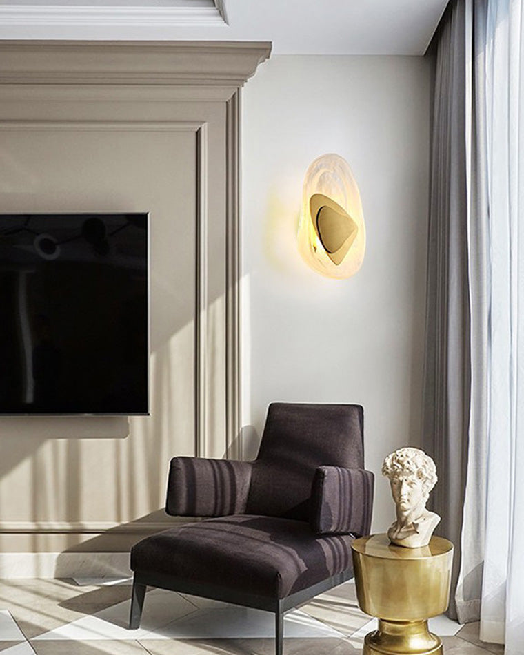 WOMO Sculptural wall light with water ripples - WM6041