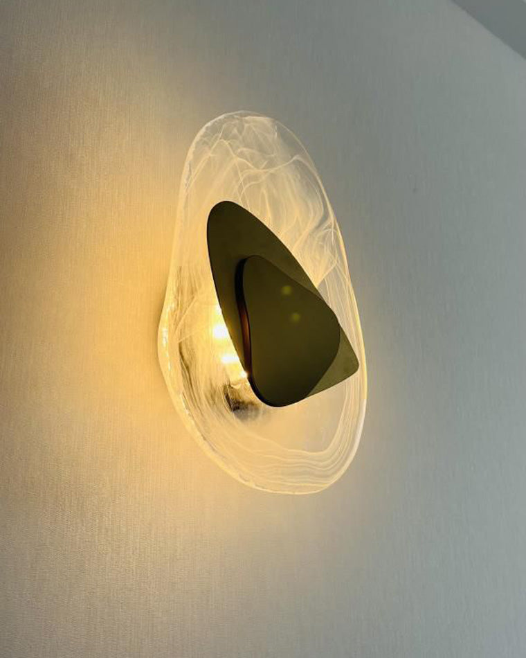 WOMO Sculptural wall light with water ripples - WM6041