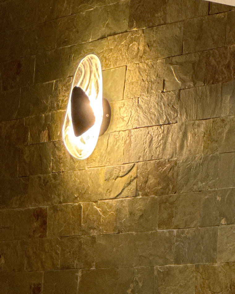 WOMO Sculptural wall light with water ripples - WM6041