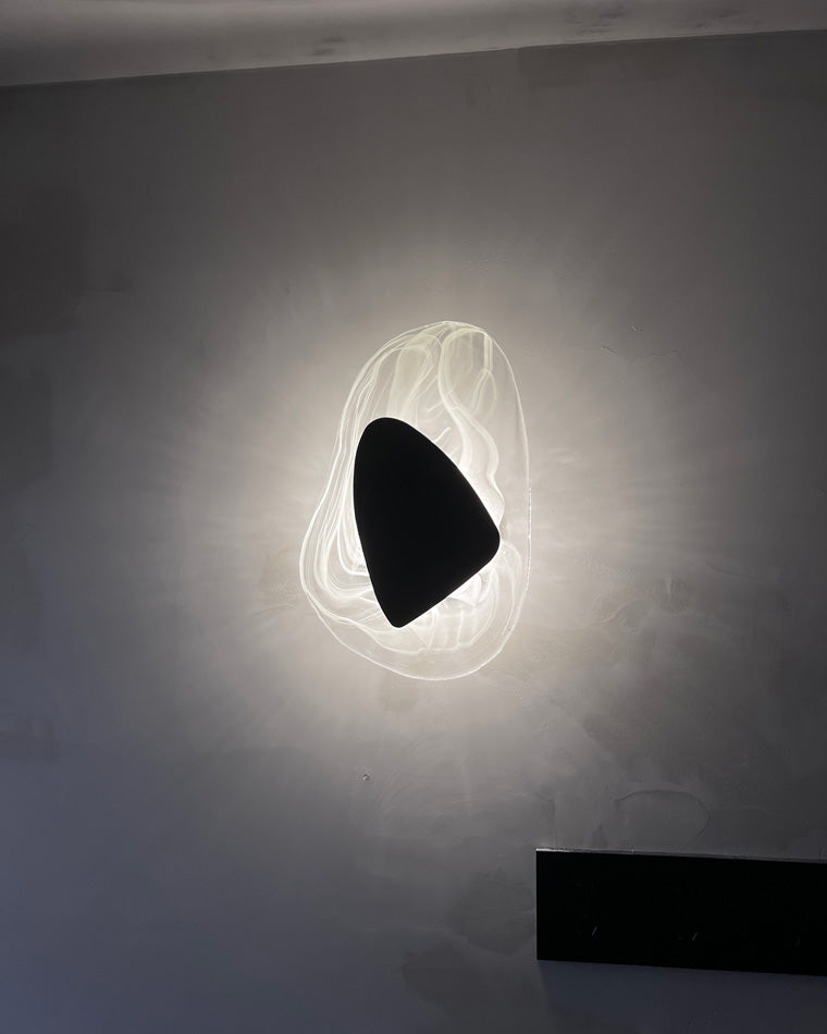 WOMO Sculptural wall light with water ripples - WM6041