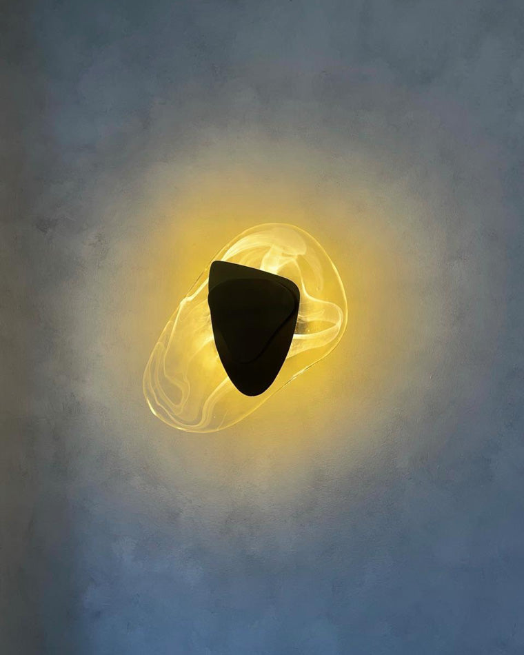 WOMO Sculptural wall light with water ripples - WM6041