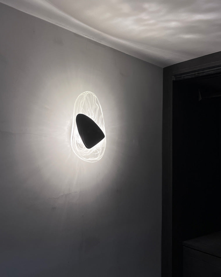 WOMO Sculptural wall light with water ripples - WM6041