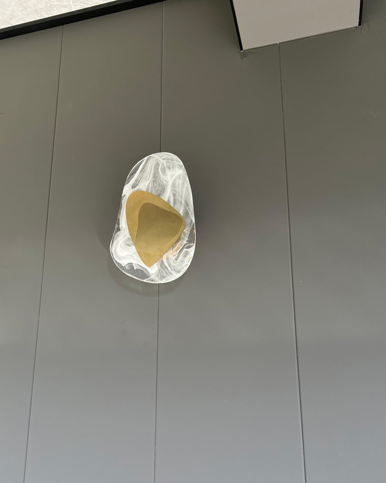 WOMO Sculptural wall light with water ripples - WM6041