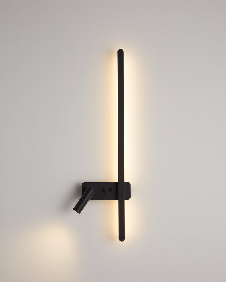 WOMO Aplique de pared lineal largo conmutable con foco - WM6068