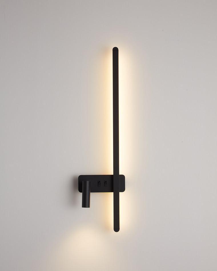 WOMO Aplique de pared lineal largo conmutable con foco - WM6068