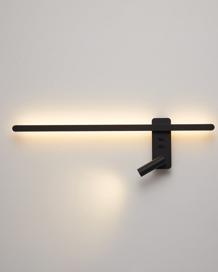WOMO Aplique de pared lineal largo conmutable con foco - WM6068