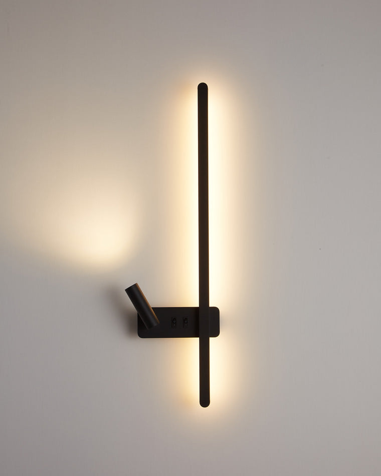 WOMO Aplique de pared lineal largo conmutable con foco - WM6068