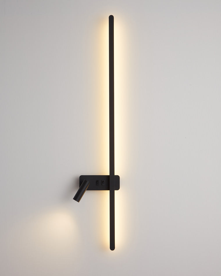 WOMO Aplique de pared lineal largo conmutable con foco - WM6068