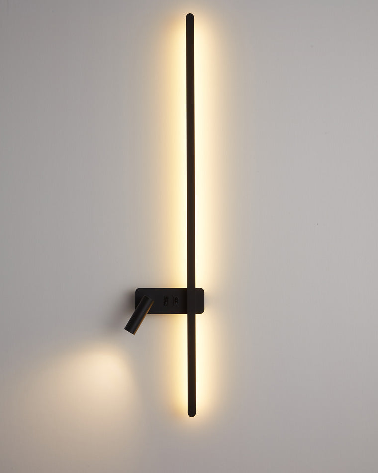WOMO Aplique de pared lineal largo conmutable con foco - WM6068