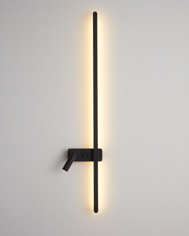 WOMO Aplique de pared lineal largo conmutable con foco - WM6068