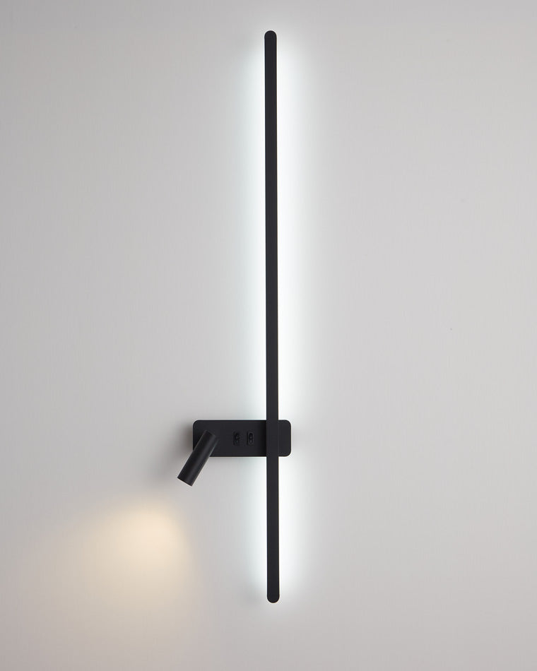 WOMO Aplique de pared lineal largo conmutable con foco - WM6068
