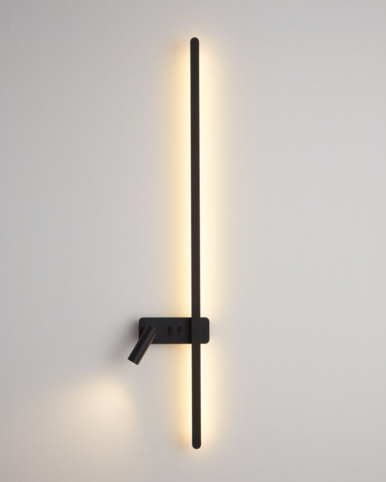 WOMO Aplique de pared lineal largo conmutable con foco - WM6068