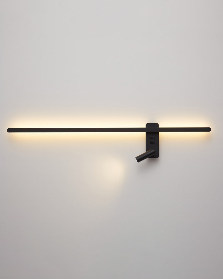 WOMO Aplique de pared lineal largo conmutable con foco - WM6068