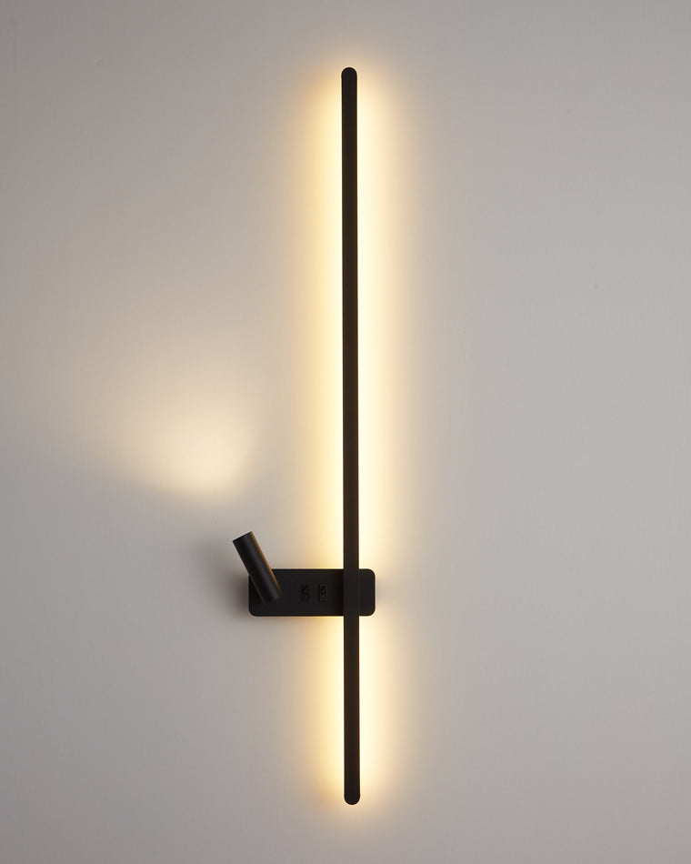 WOMO Aplique de pared lineal largo conmutable con foco - WM6068