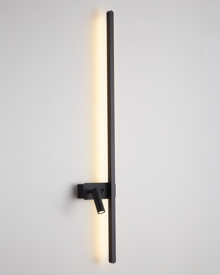 WOMO Aplique de pared lineal largo conmutable con foco - WM6068