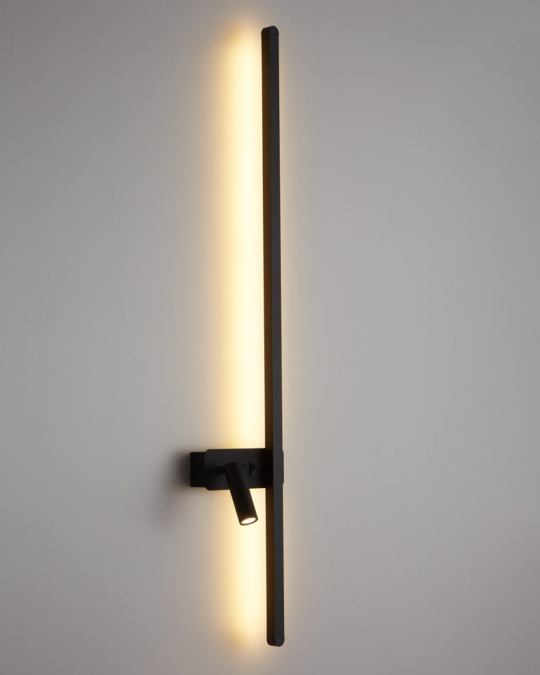 WOMO Aplique de pared lineal largo conmutable con foco - WM6068