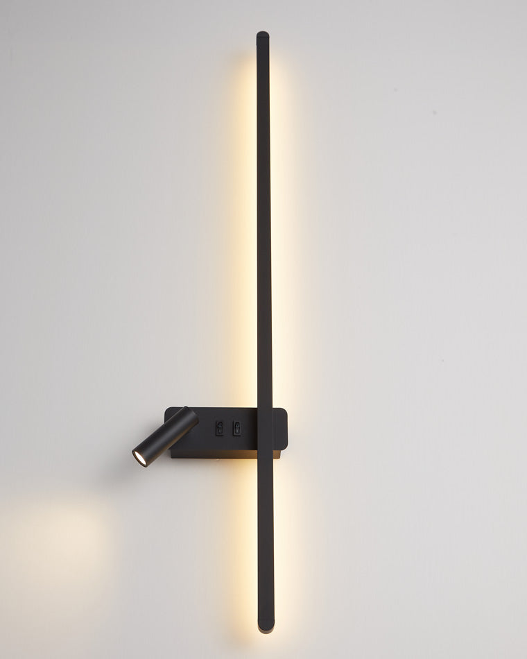 WOMO Aplique de pared lineal largo conmutable con foco - WM6068