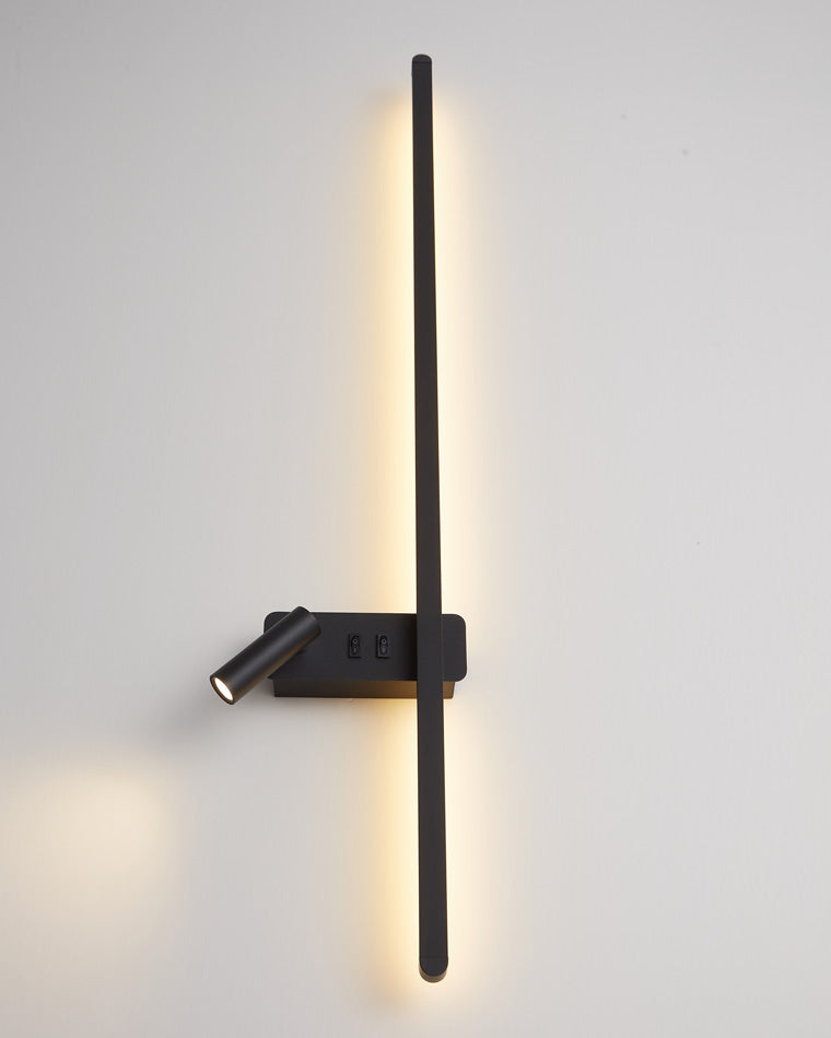 WOMO Aplique de pared lineal largo conmutable con foco - WM6068