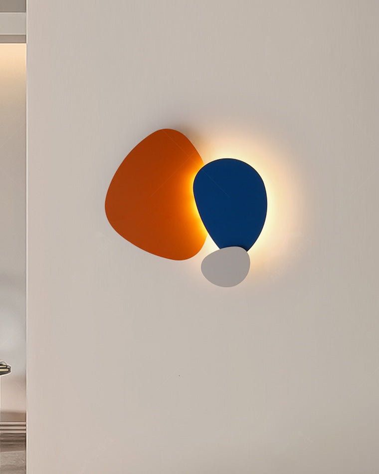 WOMO Aplique de pared con arte escultural colorido - WM6079