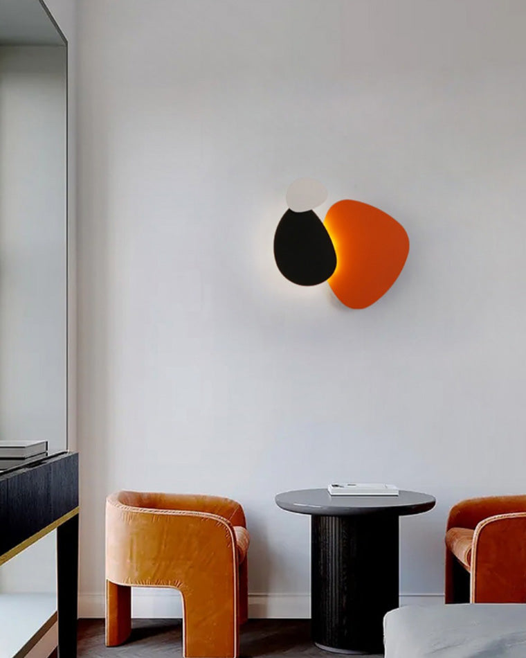 WOMO Aplique de pared con arte escultural colorido - WM6079