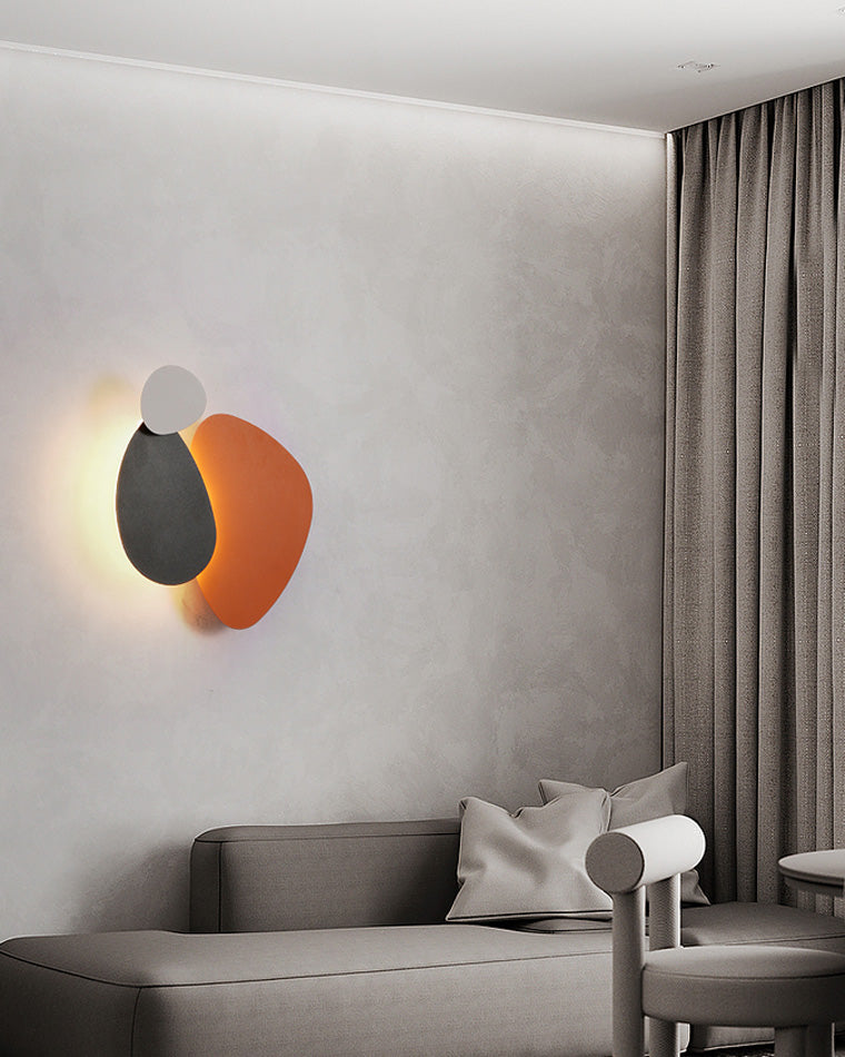 WOMO Aplique de pared con arte escultural colorido - WM6079