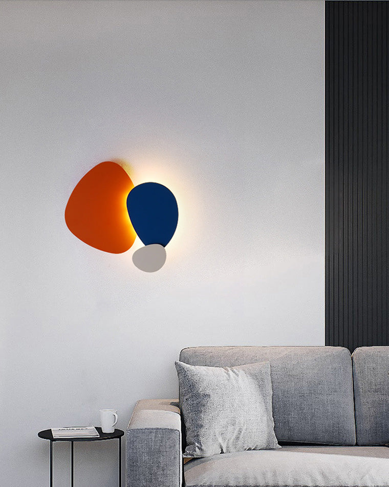 WOMO Aplique de pared con arte escultural colorido - WM6079