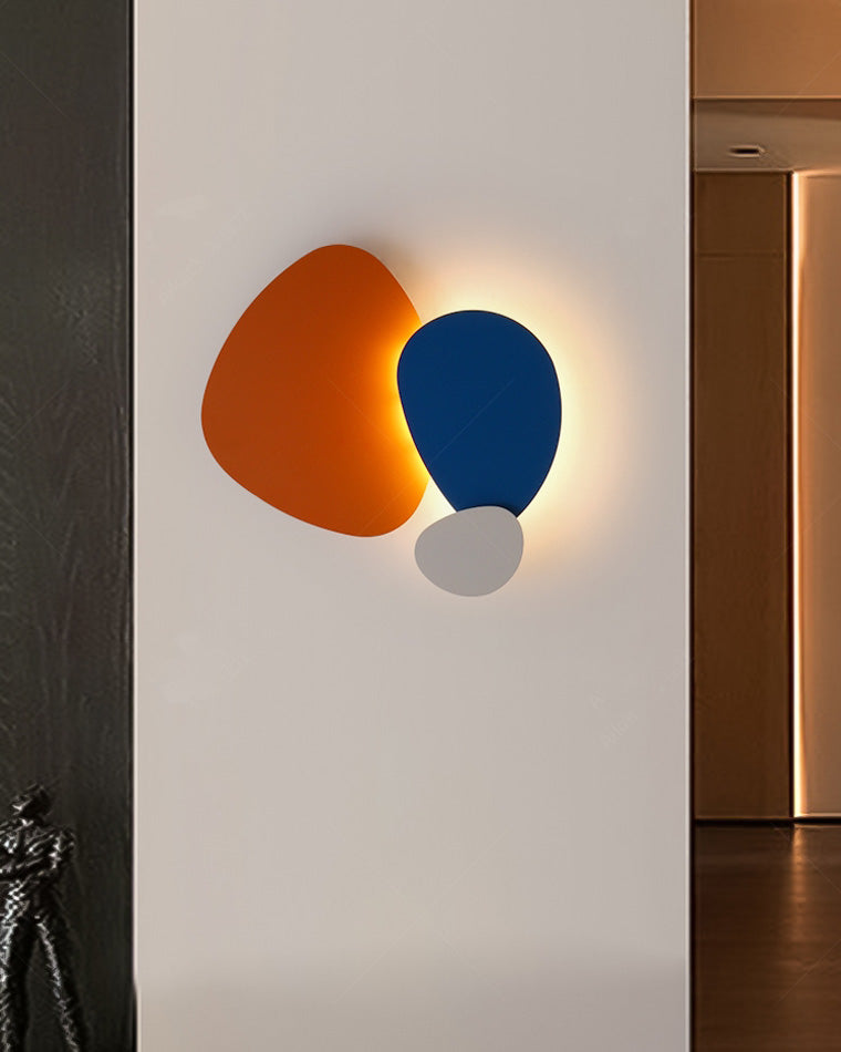 WOMO Aplique de pared con arte escultural colorido - WM6079