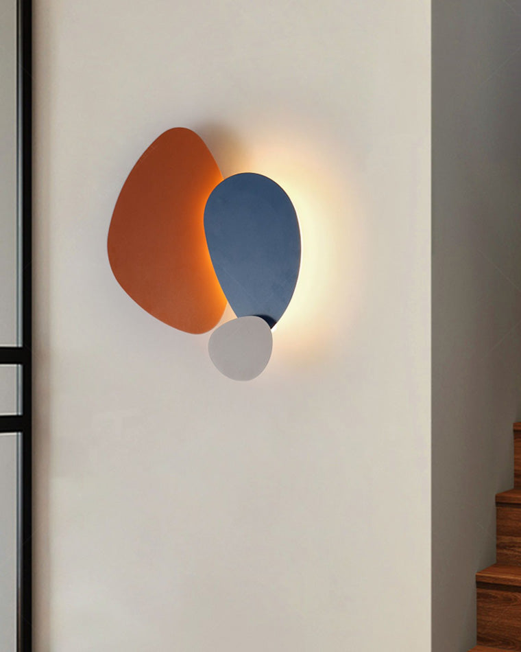 WOMO Aplique de pared con arte escultural colorido - WM6079