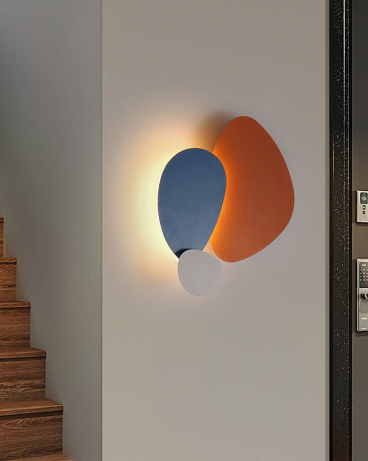 WOMO Aplique de pared con arte escultural colorido - WM6079