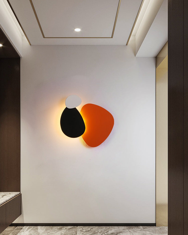 WOMO Aplique de pared con arte escultural colorido - WM6079