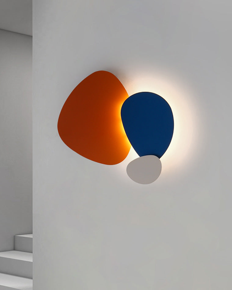 WOMO Aplique de pared con arte escultural colorido - WM6079