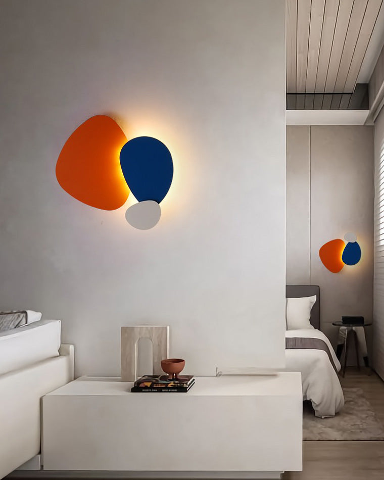 WOMO Aplique de pared con arte escultural colorido - WM6079