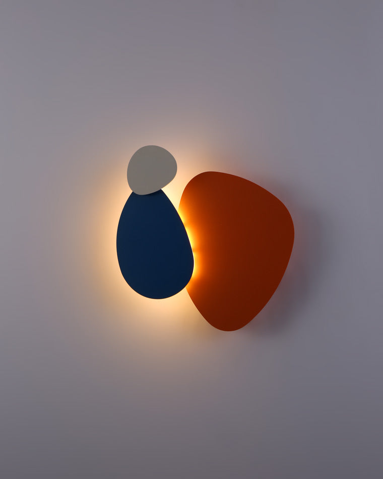 WOMO Aplique de pared con arte escultural colorido - WM6079