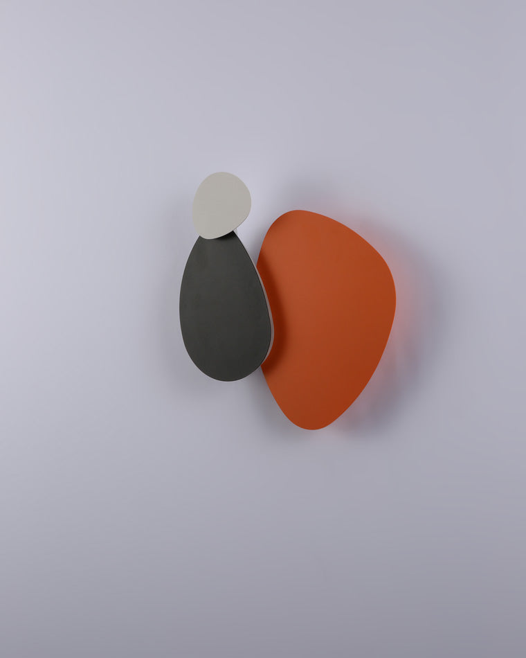 WOMO Aplique de pared con arte escultural colorido - WM6079