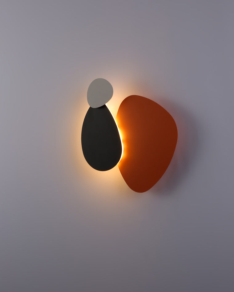 WOMO Aplique de pared con arte escultural colorido - WM6079