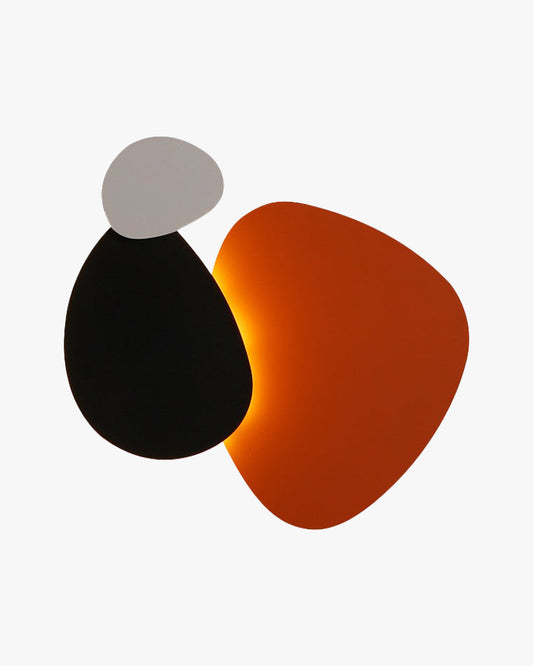 WOMO Aplique de pared con arte escultural colorido - WM6079