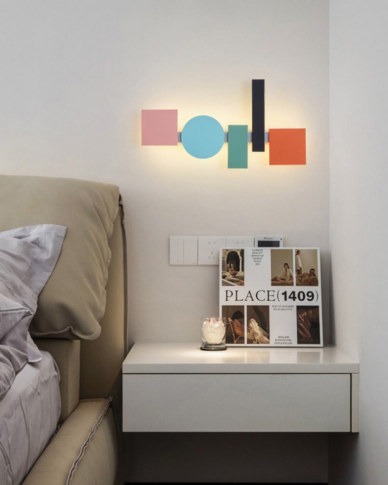 WOMO Colorful Sculptural Art Wall Sconce - WM6080
