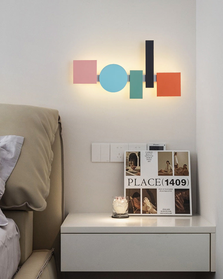 WOMO Colorful Sculptural Art Wall Sconce - WM6080