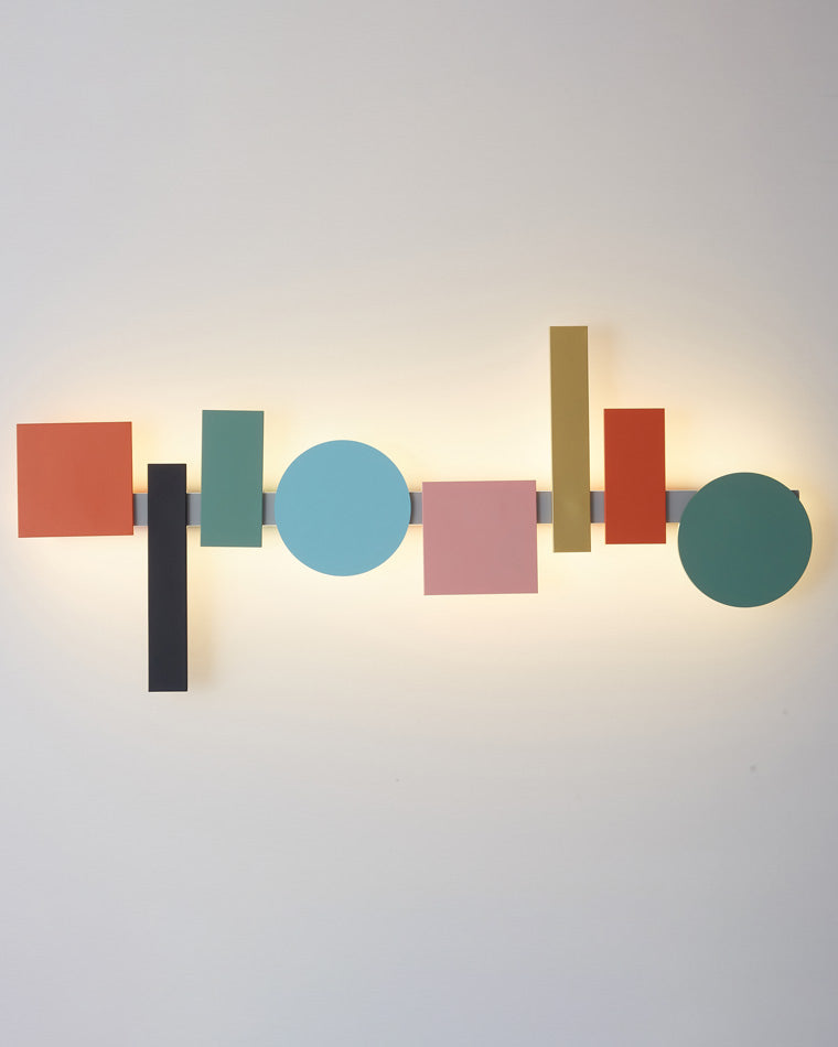 WOMO Colorful Sculptural Art Wall Sconce - WM6080
