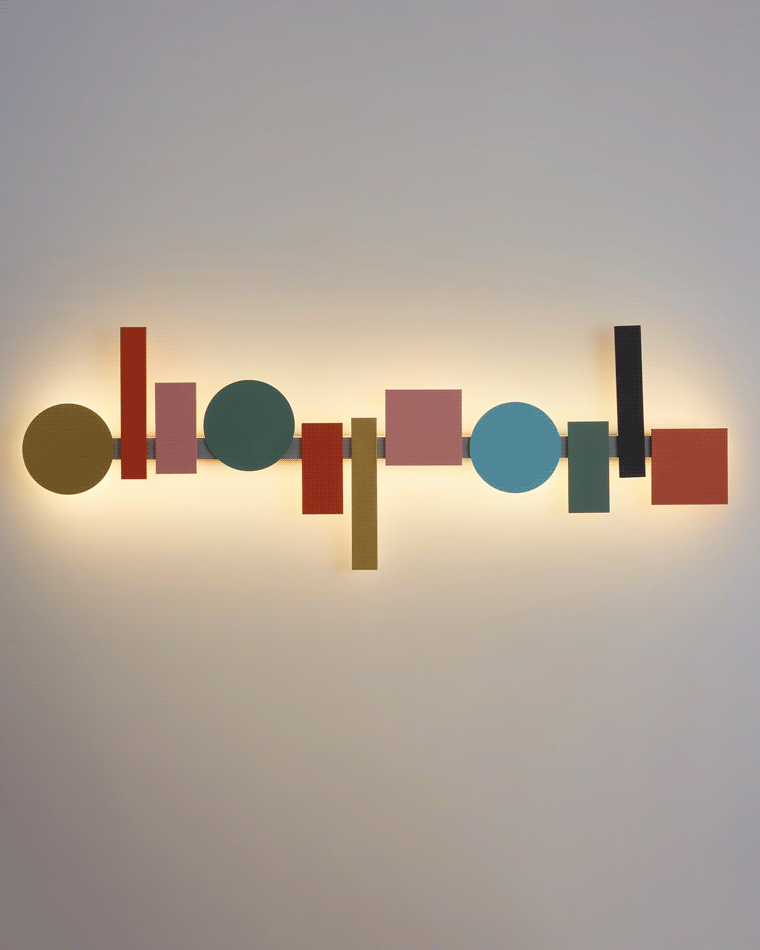 WOMO Colorful Sculptural Art Wall Sconce - WM6080