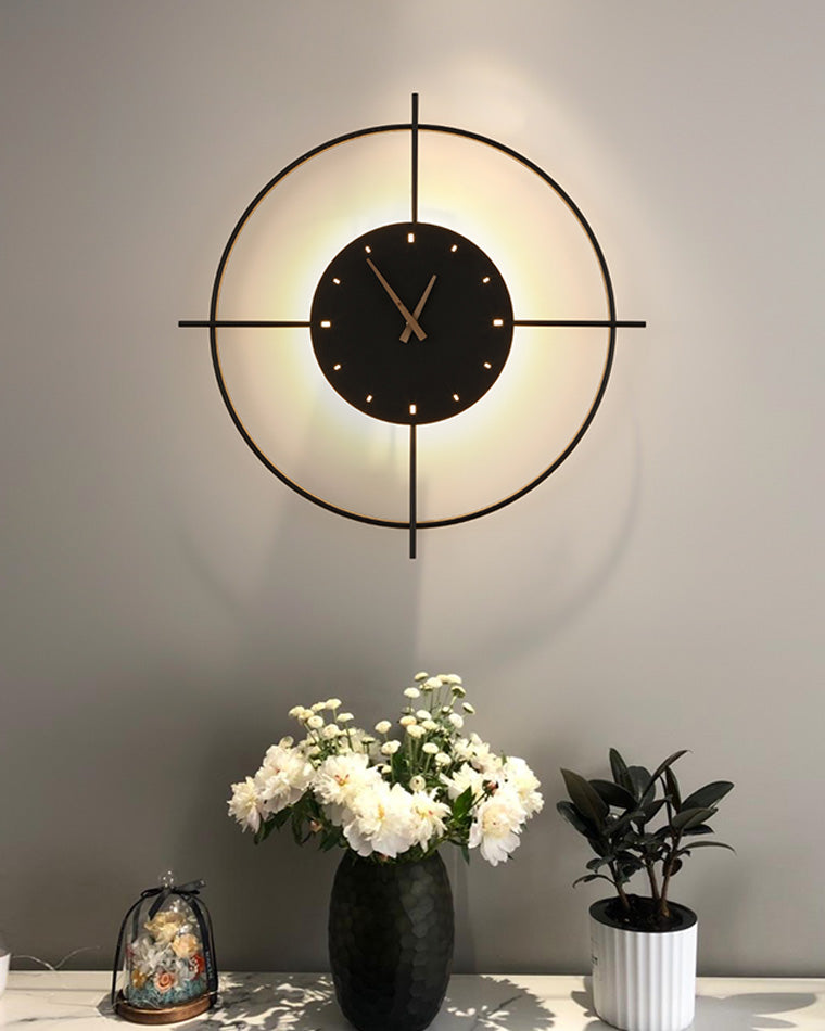 Reloj de pared WOMO con luz LED-WM6085