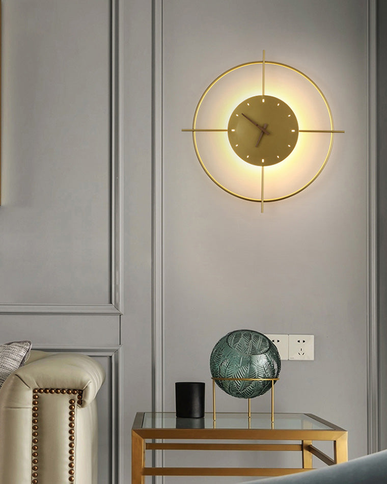 Reloj de pared WOMO con luz LED-WM6085