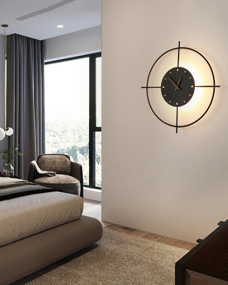 Reloj de pared WOMO con luz LED-WM6085