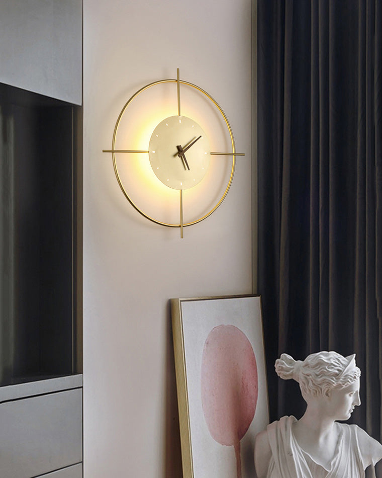 Reloj de pared WOMO con luz LED-WM6085